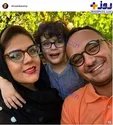 خانواده صد در صد عینکی احسان کرمی! +عکس