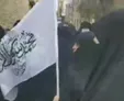 ببینید| تجمع حامیان قانون حجاب در قم با پرچم طالبان!