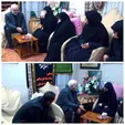 حضور ظریف و همسرش در منزل شهید سردار قاسم سلیمانی + عکس