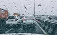بارش باران و وزش باد در برخی مناطق کشور/ بارش برف در اردبیل در پایان هفته