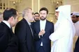 دیدار علی لاریجانی با وزیر خارجه‌ قطر
