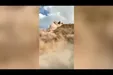 لحظه هولناک ریزش کوه در قرقیزستان +فیلم