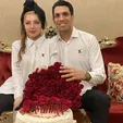 سپهر حیدری و همسرش آرام + عکس