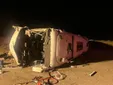 مرگ ۱۳ نفر در سانحه دلخراش اتوبوس در آزادراه نطنز