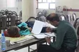 حضور متفاوت یک دانش‌آموز خرمبیدی در کنکور امسال +عکس