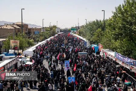 پیاده‌روی جاماندگان اربعین در تهران