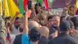 ببینید| استقبال پرشور مردم لبنان از علی لاریجانی