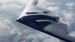 ببینید| اولین تصاویر از سقوط بمب افکن B-52 در خاک آمریکا