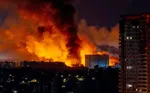 ببینید| آتش‌سوزی در فرودگاه بین‌المللی ریاض پس از حمله موشکی