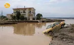 سیل در یونان با ۵ کشته