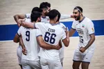 ترکیب تیم ملی والیبال ایران مقابل فرانسه