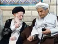 آیت‌الله شبیری‌زنجانی بر پیکر مرحوم آیت‌الله صانعی نماز می‌خواند