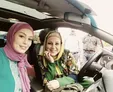 سحر قریشی و بهنوش بختیاری در ماشین شخصیشون + عکس