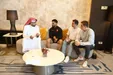 عکس | عیادت مدیر و بازیکن الریان از امید عالیشاه