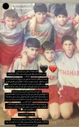 استوری سعید عزت اللهی به یاد مهران سماک که در بندرانزلی کشته شد