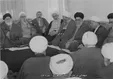 تصویری کمتر دیده شده از آیت الله امینی و هاشمی رفسنجانی در منزل آیت‌الله خامنه‌ای