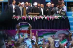 سفر روحانی به قزوین (تصاویر)