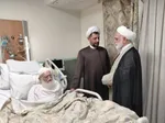  عیادت رئیس قوه قضائیه از آیت‌الله نوری همدانی