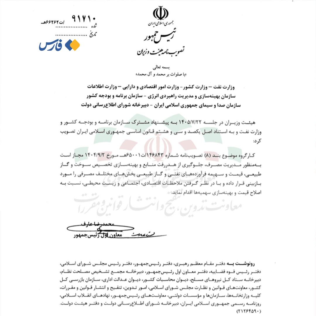 ابلاغیه دولت ابلاغیه دولت