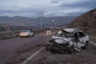 ویدئوی وایرال‌شده از لحظه تصادف در جاده چالوس