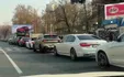 ببینید| صف طولانی ماشین‌های لاکچری برای بنزین سوپر