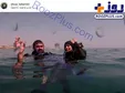 رونمایی خانم بازیگر ایرانی از همسرش روی آب + عکس