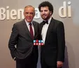 عکس کارگردان «متری شش و نیم» با مدیر جشنواره ونیز
