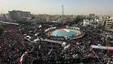 ببینید| تصاویر هوایی از حضور مردم در تشییع شهدای اقتدار