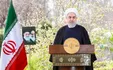 ظاهر متفاوت روحانی در زمان قرائت پیام نوروزی +عکس