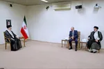 ولادیمیر پوتین با رهبر انقلاب دیدار کرد