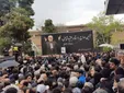 تشییع جمشید مشایخی زیر باران +عکس