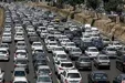 ترافیک سنگین در جاده‌های شمالی تهران