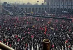 ببینید| حضور مردم در مصلی برای شرکت در مراسم تشییع رهبر شهید