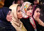 تصاویر همسر و دختران اسحاق جهانگیری در مراسم رونمایی از کتاب «در اندیشه ایران»