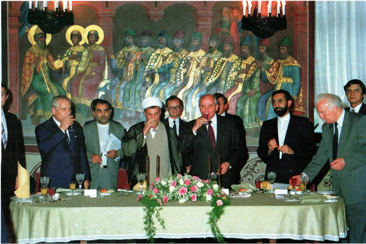 رفسنجانی و گورباچف رفسنجانی و گورباچف
