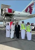 دومین محموله کمک‌های بهداشتی دولت قطر وارد تهران شد