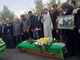 حجت الاسلام احمدمنتظری بر پیکر اعظم طالقانی نماز خواند +عکس