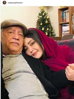 شقایق فراهانی در کنار پدرش +عکس
