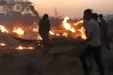 آتش سوزی در کوه شب هرمزگان +فیلم