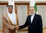 (عکس) دیدار وزیر خارجه قطر با عراقچی در تهران