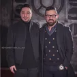 هومن سیدی و نوید محمدزاده در جشن منتقدان+عکس