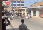 ببینید| تیراندازی طالبان به معترضان در شهرک جبرئیل