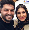 چهره خوشحال سام درخشانی در کنار همسرش +عکس