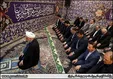 اقامه نماز جماعت اصحاب فرهنگ و هنر به امامت رئیس‌جمهور +عکس