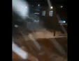 ویدئویی از برف و کولاک عجیب در یک روستا