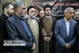 تصویری از پسر سیدحسن خمینی در مراسم تشییع اعظم طالقانی