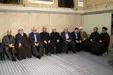 عکسی از عارف و حدادعادل در محضر رهبری