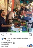 کافه گردی حامد بهداد در خیابان‌های لس‌آنجلس +عکس