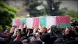 عکسی از حضور ناطق نوری در مراسم تشییع شهدا