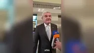 ببینید| وزیر صنعت لبنان با پخش شیرینی، آتش‌بس را جشن گرفت